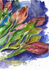 A Fine Art Print from my original floral painting of Alstroemeria.